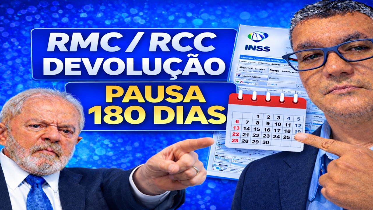 ✅INSS HOJE : devolução do RMC/RCC e pausa de 180 dias no consignado !!!🚨
