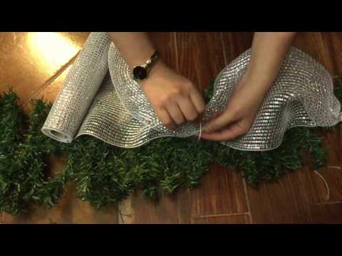 Video: Cómo Arreglar Una Guirnalda De árbol De Navidad