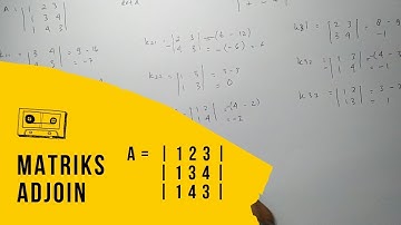 Matriks Invers 3x3 - Metode Adjoin