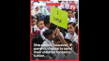 School education is adequate, tuition a parental choice, says Fadhlina