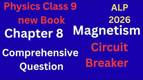 Physics Class 9 New Book #Chapter 8 Magnetism #Comprehensive Question #newbook2025 #Circuit Breaker 