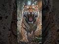 This video captures the breathtaking moment of a giant tiger moving through the dense jungle