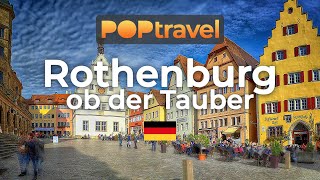 Walking in ROTHENBURG OB DER TAUBER / Germany  4K 60fps (UHD)