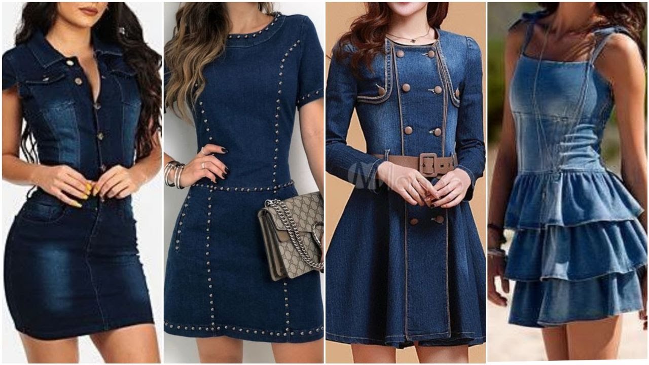 Tendencias en Vestidos Jeans Denim 2022 - Mousse Glow