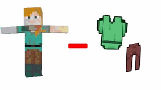 Pixel Art (Alex - All Clothes = ???) | MINECRAFT ANIMATION