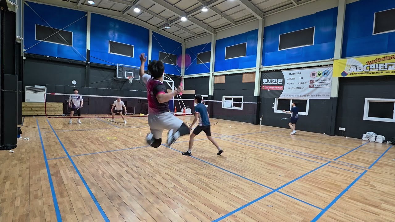 팀매드 정기운동 남복 효영.인성VS태연.유석