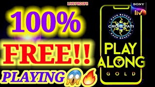 how to play kbc play along gold free (HINDI)