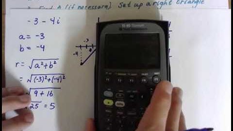 Complex Number to Polar Form Example 2