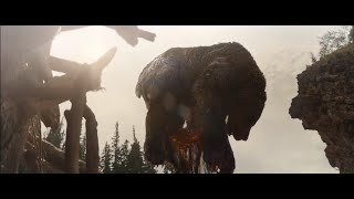 프레이(2022) 명장면 곰 사냥하는 페럴 프레데터 - PREY(2022) Bear vs Predator