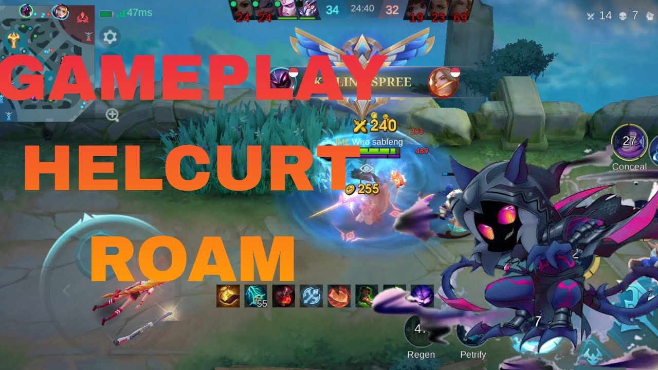 Helceurt GAMEPLAY HELCURT ROAM| HELCURTTOPGLOBAL| HELCURT MOBILE LEGEND # ...