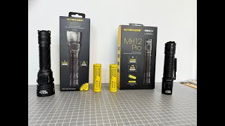 Nitecore MH12 PRO vs MH25 PRO Comparison Review #outdoors #camping #tactical #edc