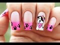 Decoración de uñas perrita - Little poppy Nail art