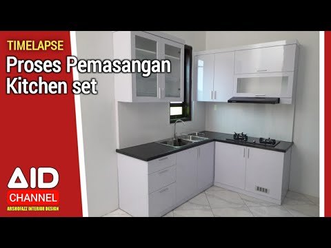 VLOG Kitchen  set  1 proses pemasangan  kitchen  set  