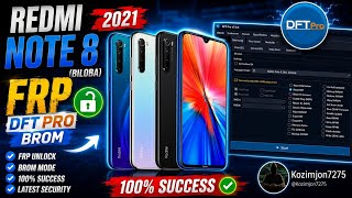 Redmi Note 8 2021 (Biloba) FRP Unlock DFT Pro BROM Mode | Latest Security 2026