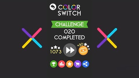 Color Switch - Challenge Mode - Level [16-20] - Gameplay