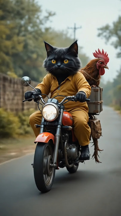 The Fat Black Kitten’s Bloody Road to Power #aiviralshorts #meowmeowapp #meowmeow #blackkitten1