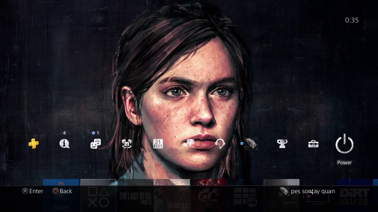 The Last Of Us Part 2 Premium Dynamic Theme (Portraits Ellie,Joel,Abby) 