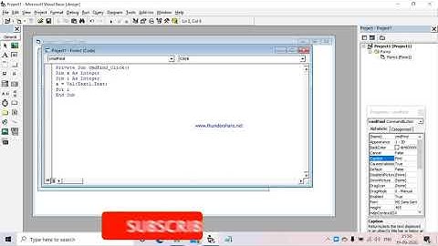 How To Find Number Is Prime or Not Prime in VB 6.0
