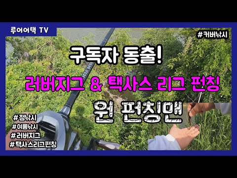 러버지그&amp;amp;택사스 리그 <strong>펀칭</strong>! 커버낚시 원펀칭맨!