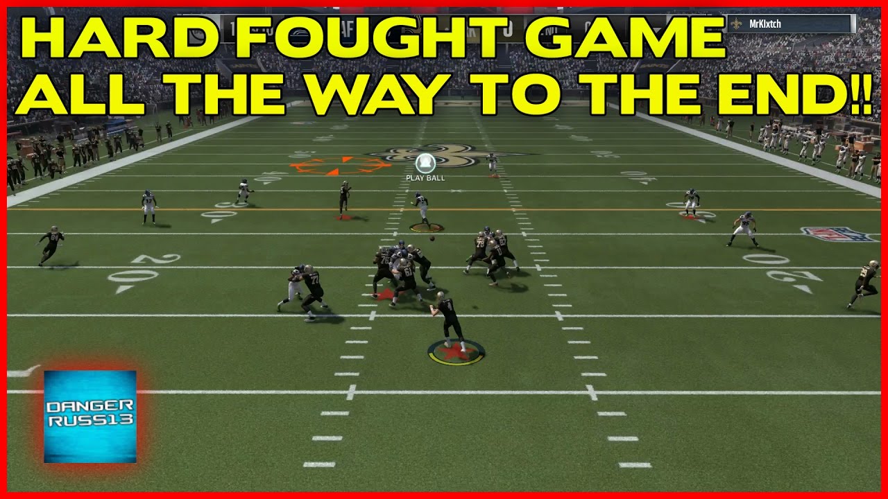 MUT 17 | HARD FOUGHT GAME ALL THE WAY TO THE END!! | MADDEN 17 ULTIMATE TEAM