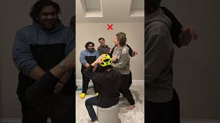 Can he guess who smacked him? 😭😭
