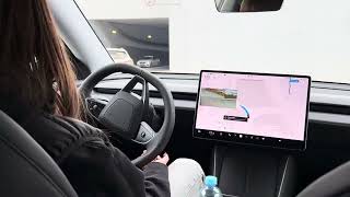 Tesla FSD (Supervised) DEMO jau Lietuvoje (važiuoja žiede)