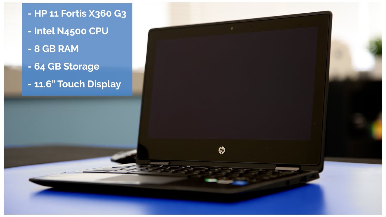 Unboxing the HP 11 Fortis X360 G3 Chromebook - YouTube