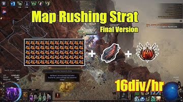[POE 3.26] Map rushing - 16 Div/HR - 200 map data - Casual vriendelijk - Definitieve versie