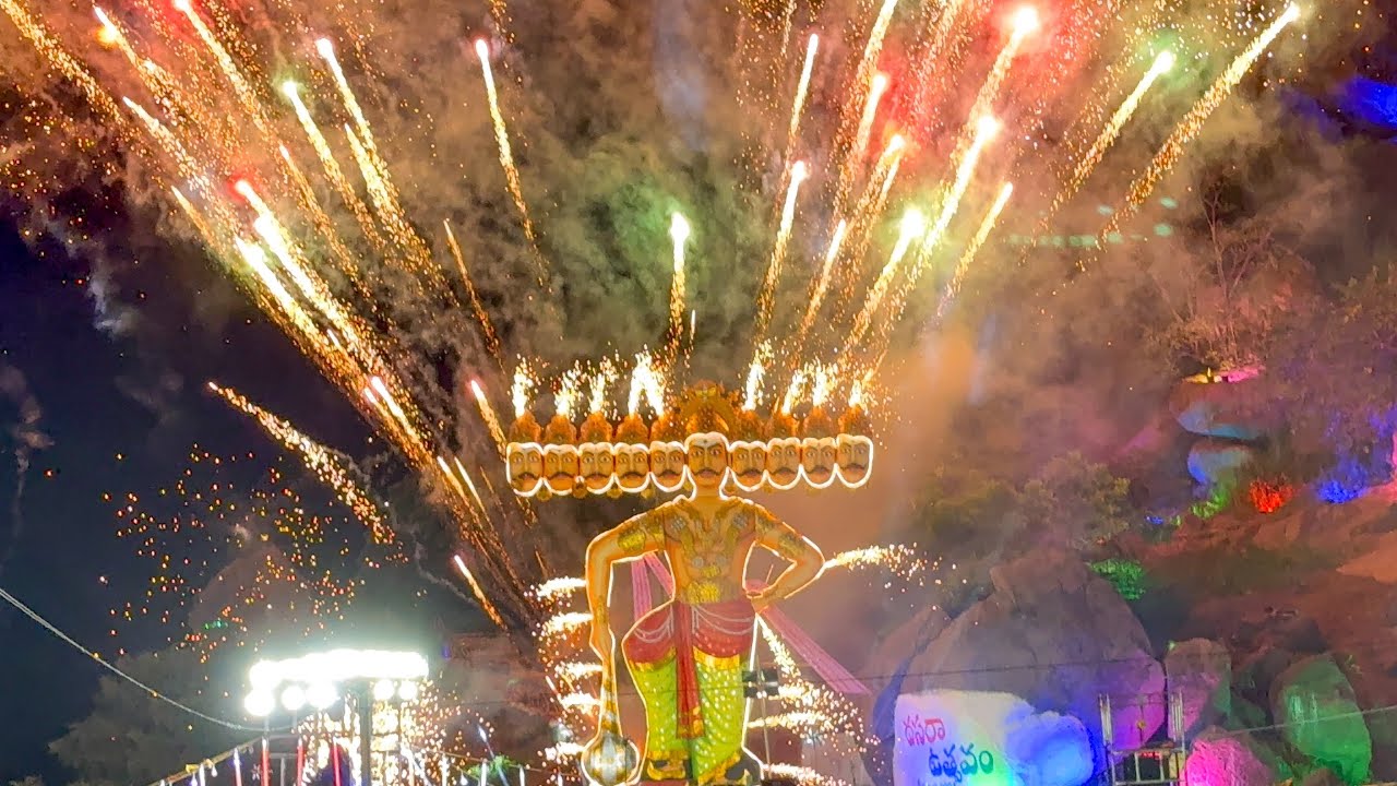 Biggest Ravana Dahanam 2025 Warangal Ursu Gutta Ravana Dahanam 2025 #Ravandahan2025 #dasara 