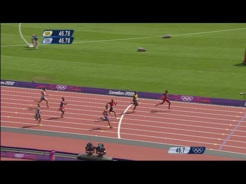 Athletics Menu0027s 400m Hurdles Round 1  (6 Heats) - Full Replay -- London 2012 Olympic Games