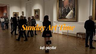 (4K)Quiet Art Sunday 🎨 Lofi playlist for Gallery Browsing | Velvet Lofi screenshot 3