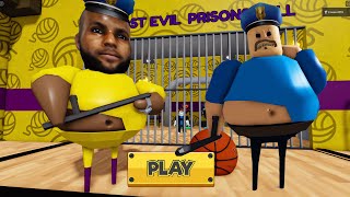 LEBRON JAMES BARRY'S PRISON RUN Obby New Update Roblox - All Bosses Battle FULL GAME #roblox
