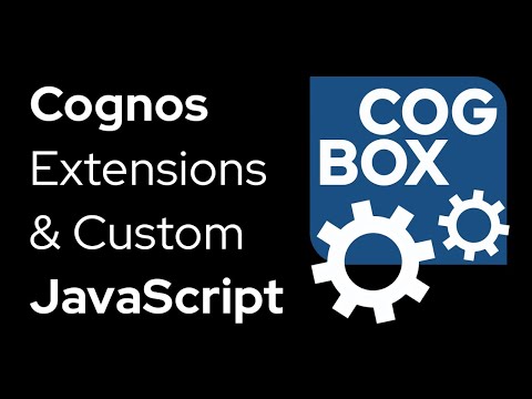 Cognos Extensions and Custom JavaScript with CogBox