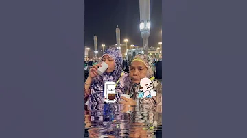 Hujan uang di Indonesia! Minum Air Ajaib Traktir Ortu umrah #shorts Nasya kaila Nazifah