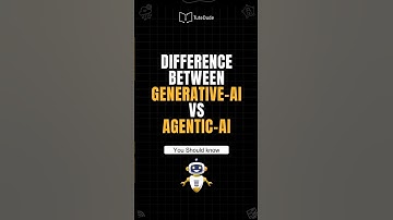 Generative AI Vs Agentic AI #shorts #ai #vibecoding #coding #tutedude