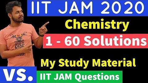 IIT JAM 2020 FULL CHEMISTRY SOLUTION | IIT JAM 2021 | EASY CHEMICS