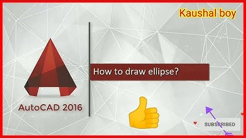How to draw ellipse part 9