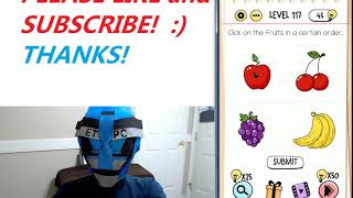 BRAIN TEST LEVEL 117 WALKTHROUGH WITH ANSWERS