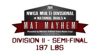 197 Brandonn Johnson v Chris Brassell - 2014 NWCA Multi-Divisional Duals - D2