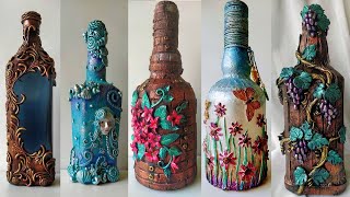 5 Bottle Art for Home Decoration