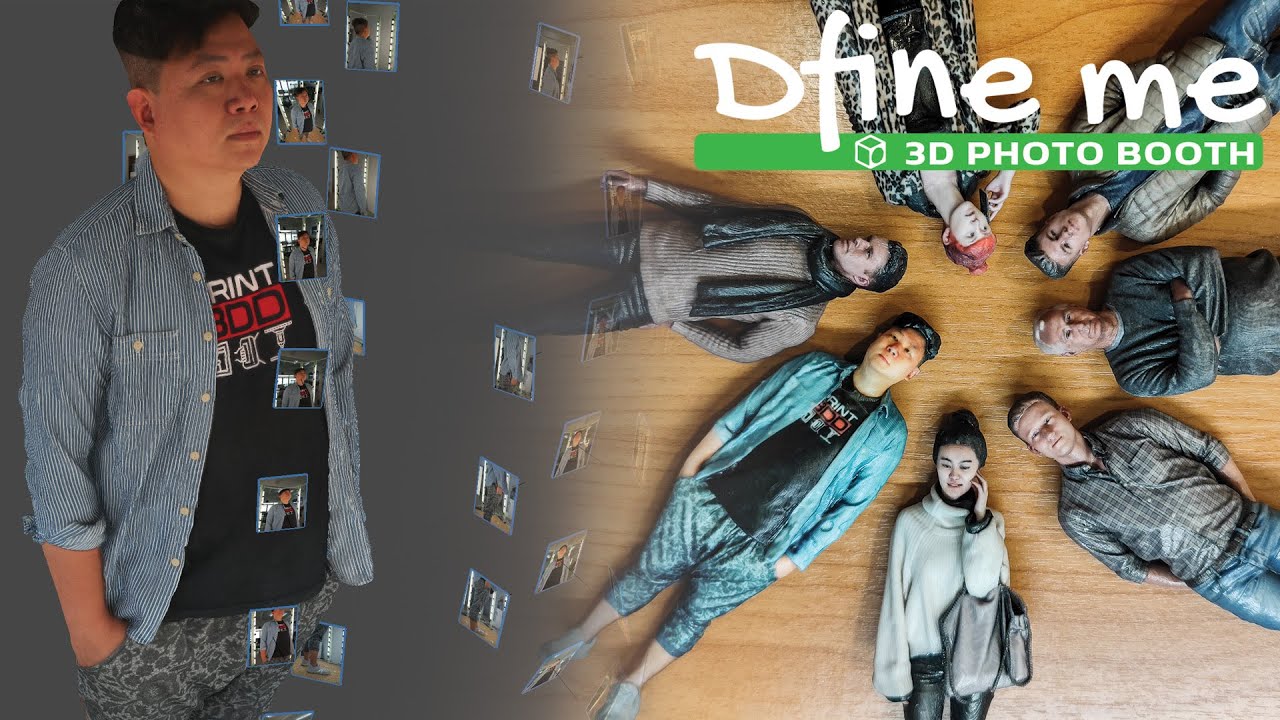 Dfine Me - 3D Photo Booth บริการถ่ายบุคคล 3D พร้อมพิมพ์ Full Color 3D Priniting