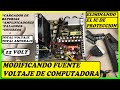 COMO MODIFICAR FUENTE DE ALIMENTACIÓN  DE  COMPUTADORA ATX  *ATACANDO EL IC INTEGRADO DE PROTECCIÓN*