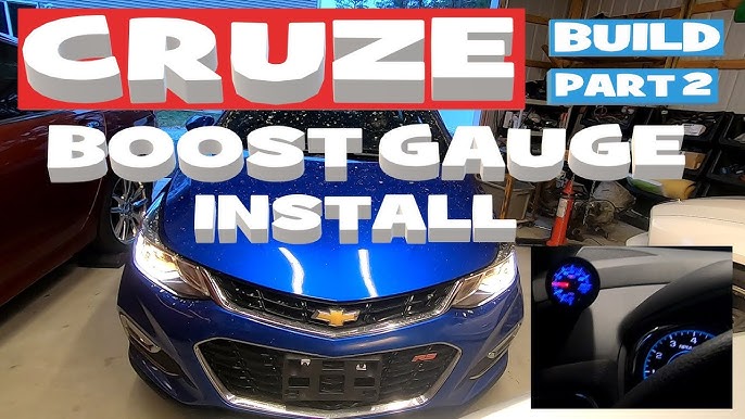 How to Install a Chevy Cruze Boost Gauge 