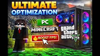 Run Shaders on Your Low End PC| Ultimate PC Optimization Guide| Minecraft + GTA 5 FPS Boost 2026