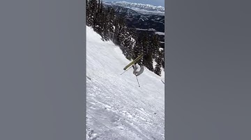 This skiing trick is crazy 🤘 | #shorts