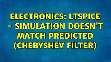 Electronics: LTSpice - simulation doesn