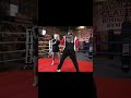 How to use a feint and footwork to get an angle to land a one two. #feint #footwork #angle #boxing