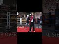 How to use a feint and footwork to get an angle to land a one two. #feint #footwork #angle #boxing