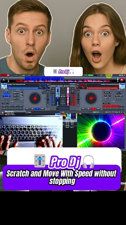 How To Scratch and Move with Speed without Stopping Like on a Controller(Pro Djs Mixing Style)