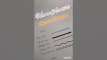 Mehndi Class-1 /how to learn Mehndi for beginners/line practice/mehndi class/Mehndi course/Mehndi